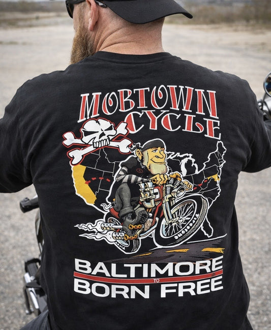 Mobtown Cycle "Support the Journey" Long Sleeve T-Shirt