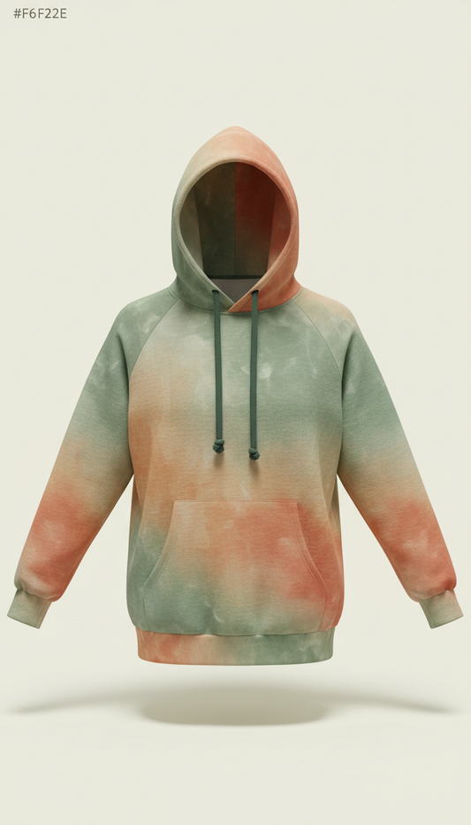 Sea Glass fleece hoodie