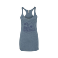 Salty Blonde Single Color Logo Racerback Tank