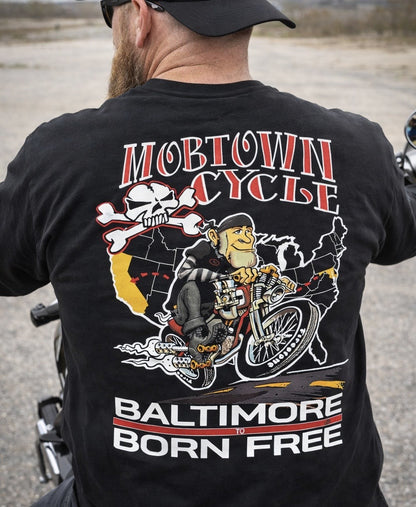 Mobtown Cycle "Support the Journey" Long Sleeve T-Shirt