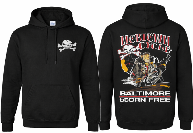 Mobtown Cycle "Support the Journey" Hoodie Sweatshirt